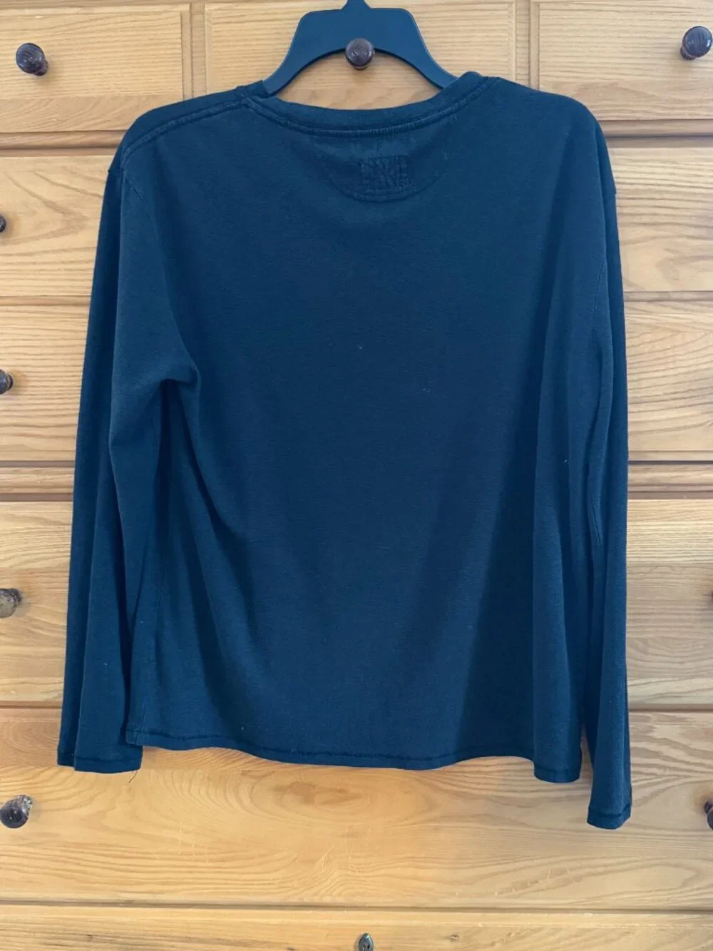 Prana Cozy Up Long Sleeve Crew Charcoal Black Small GUC - Picture 2 of 11